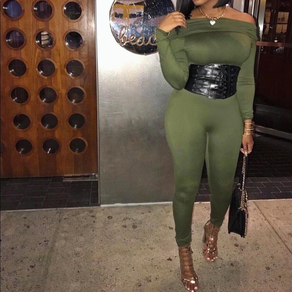 Off Shoulder Jumpsuit